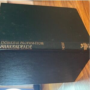 Beautiful Stories from Shakespeare E Nesbit Weathervane Books Hardcover Green